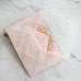 Foil Printing Pink Card with Vellum Paper Envelope Customized Content